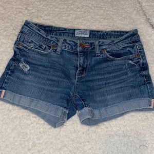 Denim shorts
